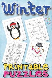 Working with a pencil and paper is one of the most satisfying ways to solve puzzles. Free Printable Winter Puzzles For Kids Invierno Navidad Puzzles