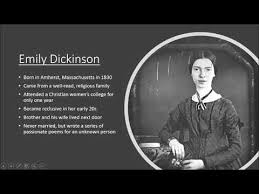 114 Critical Reading Writing Lecture Emily Dickinson Youtube Critical Reading Dickinson Emily Dickinson