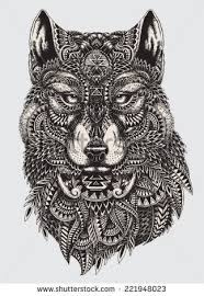 Classe dans animaux pour imprimer le coloriage coloriage de loup garou il faut cliquer sur le dessin pour avoir la taille. Design Tattoo Animals Photos Et Images De Stock Loup Mandala Coloriage Animaux Coloriage Zen Animaux