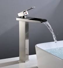 bathroom faucets waterfall