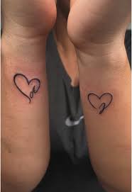 Small Heart with Initial Tattoo | TikTok