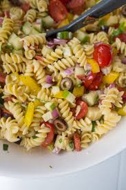 This Italian Pasta Salad Has It All Tender Pasta Salty Pepperoni Cubed Mozzarella Lots Of Diced Veggies Pasta Salad Italian Pasta Salad Recipes Pasta Salad
