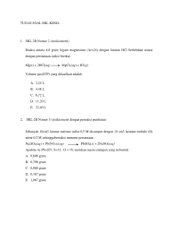 Soal dan pembahasan stoikiometri sbmptn. Qwerty