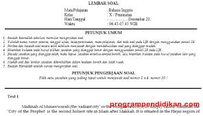 Soal ini merupakan soal dari semester ganjil. Soal Pas Lintas Minat Bahasa Inggris Kelas 10 Tahun 2020 2021 Programpendidikan Com