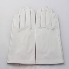 Gants Blanc Cuir Agneau Femme Accessoire Beau Et Chic