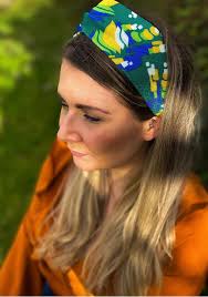 It's been lovely receiving photos of people wearing my pieces recently!  This headband is made from 100% reclaimed and upcycled upholstery fabric!  www.etsy.com/uk/shop/mwinstonhart www.instagram.com/miawinstonhart
