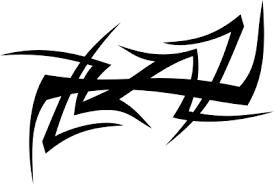 Tribal racing design (simple color vinyl sticker). Download Tribal Tattoos Free Png Transparent Image And Clipart