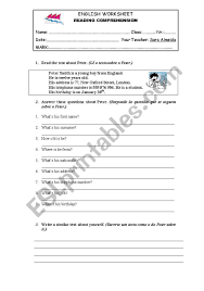 Teaching young students, a rich combination of literature from various genres and eras of history that revolve around a. Reading Comprehension Worksheet 5th Grade Esl Worksheet By Sara Almeida