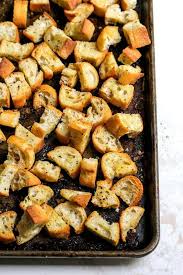 Master the technique of how to make croutons below, and you'll be able to make them all the time without a recipe. Homemade Croutons Easy Two Peas Their Pod