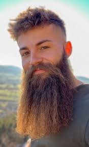 Beard Trim from a fuller beard to a stubble!