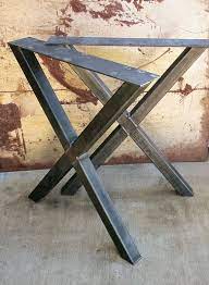 X Shape Thick Industrial Metal Table Legs 2x2 Etsy Industrial Metal Table Legs Metal Table Legs Metal Table