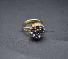 Beberapa jenis batu hitam tersebut antara lain: Warna Warni Druzy Geode Batu Akik Pelangi Batu Permata Layu Bunga Bentuk Cincin Panjang Disesuaikan Gadis Pesta Hadiah Rings Aliexpress