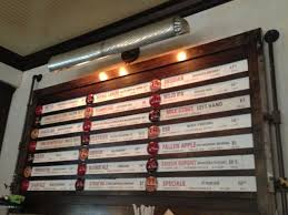 Bird In Hand Family Restaurant Menu Beer Board Bar Design Restaurant Beer Menu Design Bar Design