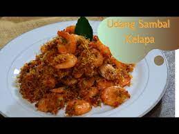 Bersihkan udang dan gaul bersama garam dan serbuk kunyit. Udang Goreng Sambal Kelapa Youtube