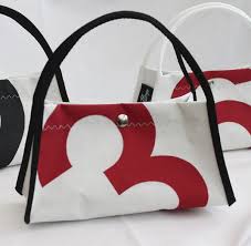 Recycled Sailcloth Evening Bag Segeltasche Taschen Nahen Segeltuch