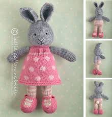 If you would like a rabbit instead of a bear please see my free pattern for teeny tiny toys for the rabbit ear instructions. 15 Easter Bunny Knitting Patterns Free The Funky Stitch