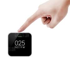 Xiaomi mi pm2.5 detector has 6.2cmx6.2cmx3.7cm measurements, 100g weight, its oled screen with a conservative structure and the led notice can roll out you feel the improvement of air quality directly.the unibody configuration can not just show one key to switch time mode, yet in addition. Xiaomi Smart Air Quality Monitor Pm2 5 Detector Home Assistant Devices