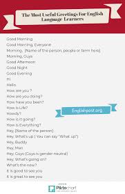 25 Ways To Greet People In English English Phrases English Vocabulary English For Beginners