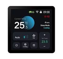 4-Inch EC FCU Thermostat | Modbus 0-10V & Low Noise Control