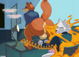 2boys anthro anus ass balls big butt bitelickart canid canine  clothed clothing conditional dnp cute fox digital media (artwork) disney  duo erection fart fart cloud fart fetish fart in