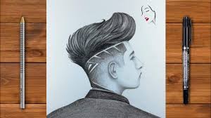 Drawing hair can be an intimidating task for those who are just learning how to draw. How To Draw A Boy With A Haircut A Boy Drawing For Beginners Pencil Drawing The Crazy Sketch Youtube