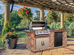 Shop our collection of outdoor bbq kitchens. Amazon Com Cal Flame Lbk 710 As Z Master Chef 710as Outdoor Bbq Kitchen Island Earth Tone Garden Outdoor
