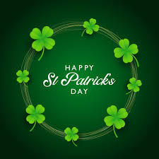 Saint patrick's day, feast day (march 17) of st. St Patricks Day Background With Clover Download Free Vectors Clipart Graphics Vector Art