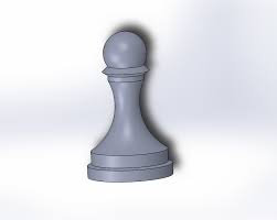 Bidak catur raja dan ratu hitam, catur catur staunton catur papan catur, catur, permainan, grafik komputer 3d png. 3d Pion Model Turbosquid 1369941