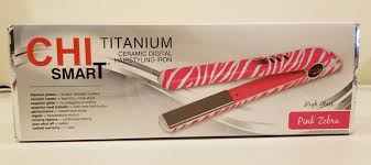 Chi Smart Titanium Ceramic Digital Hair Styling Iron Bleeping World