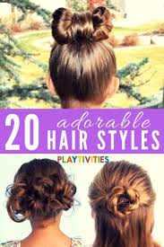 This hairstyle is perfect for older women with fine hair. 20 Adorable Long Hair Hairstyles For Girls Playtivities