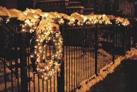 Second, they are stylish and come in a number of. Decorating Fence With Christmas Lights Novocom Top