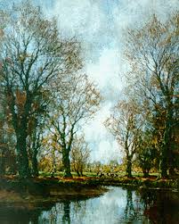 Photography of arnold marc gorter in his workshop in 1903, photograph by sigmund löw. Arnold Marc Gorter Paintings Prev For Sale A Pond In A Wooded Landscape