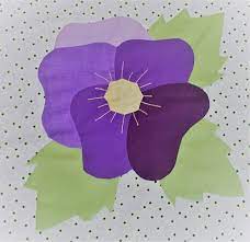 Pansy Flower Applique Pattern And Tutorial Flower Applique Patterns Applique Patterns Applique Quilts