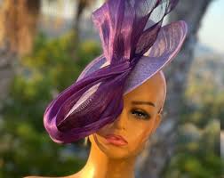 Aimee Fuller Kentucky Derby Hat, Heather Lavender Fascinator, White Rose  Bridal Hat, Easter, Del Mar Races, Royal Ascot Hat, Melbourne Cup