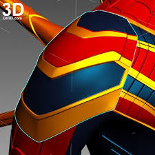 Iron Spider Man Avengers Infinity War Shoulder Armor 3d Printable Model Print File Stl Do3d Iron Spider 3d Printable Models Avengers Infinity War