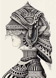 The Union Of Pencil Pen To Create Surreal Illustrations Creative Gaga Pen Art Drawings Doodle Art Designs Boho Art Drawings