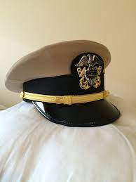 Usn Company Grade Officer Combination Cover In Khaki Military Insignia Insignia Usn
