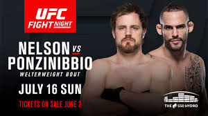 The ufc on fox crew breaks down ponzinibbio's tko victory over magny on saturday. Nelson Vs Ponzinibbio To Headline Glasgow Event Ufc