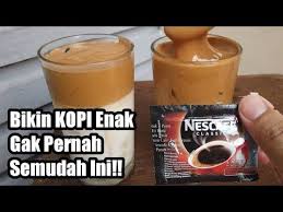 Cara Membuat Kopi Dalgona Gampang Dibuat Di Rumah Youtube Di 2020 Resep Kopi Resep Kopi