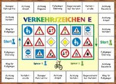 Lustige verkehrsschilder zum ausdrucken herrlich lustige. Verkehrsschilder Spiel In Der Grundschule Verkehrserziehung Sachthemen Hus Klasse 3 Grundschulmaterial De