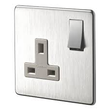 Welcome please select your location close x. Crabtree Platinum 13a 1 Gang Dp Switched Plug Socket Satin Chrome With White Inserts Light Switches And Sockets Sockets Chrome Light Switch