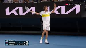Online live stream online with betcity the bookmakers company betcity high odds live bets on all sports quick payouts bet live at your home online. Daniil Medvedev Beats Stefanos Tsitsipas In Australian Open Men S Semi Final As It Happened Sport The Guardian
