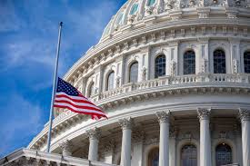 48 Us Flags To Be Flown At Half Staff For Longest Stretch Of Time Since President Ford S Death Unarmed woman carrying trump flag executed in us capitol building.