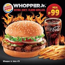 Find out how much items cost. Burger King Whopper Jr Price Philippines Burger Poster