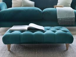 The collapsible design makes it easy to set up in seconds! Oops A Lazy Footstool Buttoned Footstool Loaf