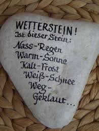 Geschenke Steine Wetterstationen Basteln