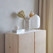 This Billy Celebrates With One Of A Kind Cane Doors Ikea Hackers Stockholm 2017 Ikea Stockholm Ikea Storage Cabinets