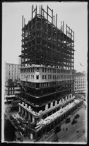 Construction Of Flatiron Building Flatiron Building Building Old Photos