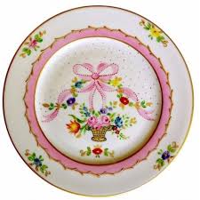 Assiette A Dessert Marie Antoinette Assiette A Dessert Maison Laure Porcelaine
