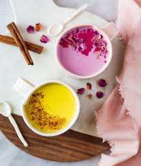 Lait De Lune Lait D Or Et Lait Rose Recipe Special Recipes Food Milk Recipes
